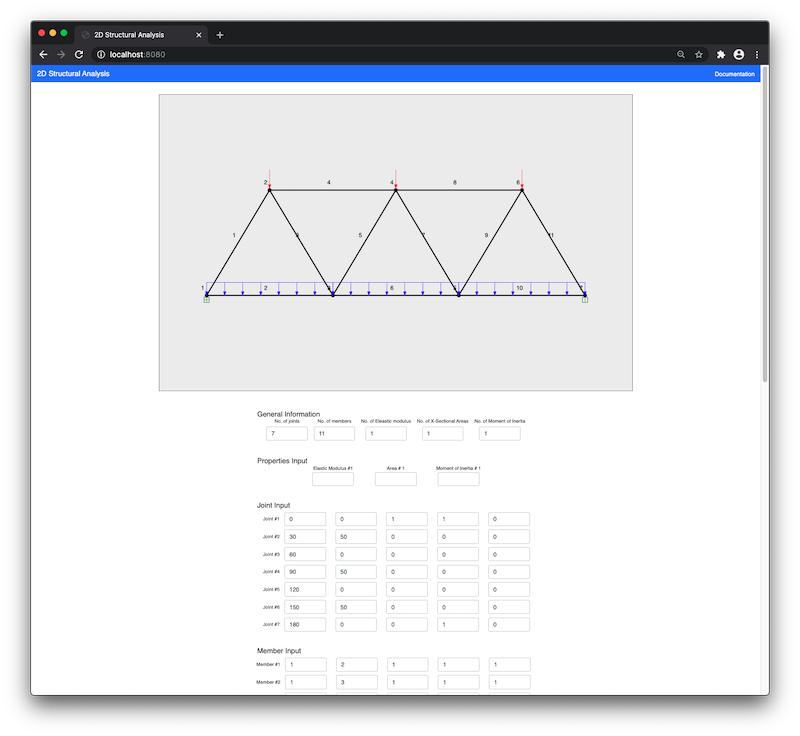 structural analysis screenshot
